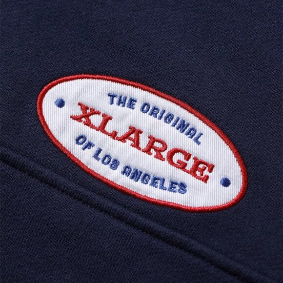 XLARGE Classic Oval Logo Half Zip Sweat Men's - Picture 6 of 7